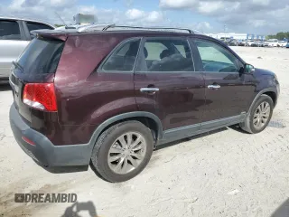 2011 Kia Sorento EX with VIN 5XYKUDA20BG152863, listed as a Copart auction lot 51738585 with 103,817 mi miles and Salvage Title. Bid and sale history available at carsss.com. Image 3.
