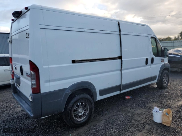 2015 Ram ProMaster Cargo Van with VIN 3C6TRVDD9FE501165, listed as a Copart auction lot 77035734 with 250,339 mi miles and Clean Title. Bid and sale history available at carsss.com. Image 3.