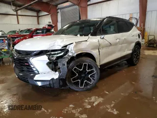 2023 Chevrolet Blazer RS with VIN 3GNKBERS6PS105186, listed as a Copart auction lot 87687275 with 28,589 mi miles and Non repairable. Bid and sale history available at DreamBid. Image 1.