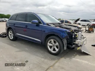 2023 Audi Q7 Premium with VIN WA1ACBF76PD006622, listed as a Copart auction lot 54844615 with 17,101 mi miles and Salvage title. Bid and sale history available at DreamBid. Image 4.