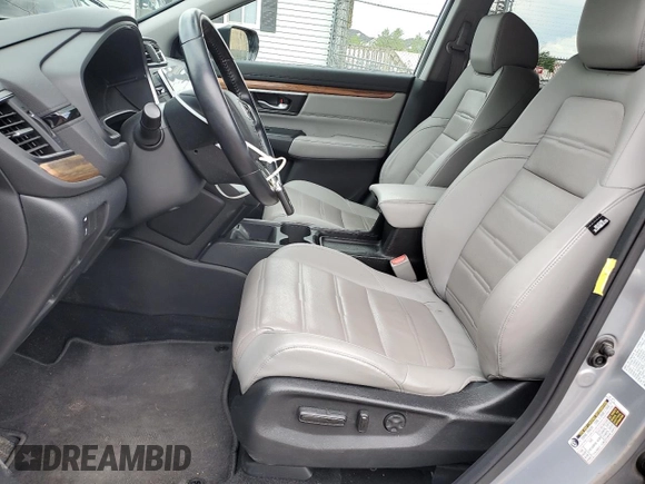 2018 Honda CR-V EX-L z VIN 2HKRW2H89JH675314, wystawiony jako Copart lot #58547525 z przebiegiem 1 268 mil mil oraz Szkoda całkowita • Salvage title. Historia ofert i sprzedaży dostępna na DreamBid. Obrazek 7.