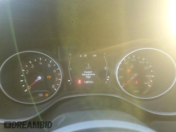 2021 Jeep Compass Sport с VIN 3C4NJCABXMT560301, выставлен на аукционе Copart как лот 86573524 с пробегом 14 872 миль миль и Списание • Salvage title. История ставок и продаж доступна на DreamBid. Изображение 9.