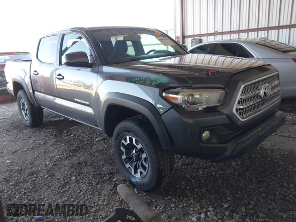 2017 Toyota Tacoma SR5 with VIN 3TMCZ5AN6HM045057, listed as a IAAI auction lot 41883533 with 213,760 mi miles and . Bid and sale history available at carsss.com. Image 1.
