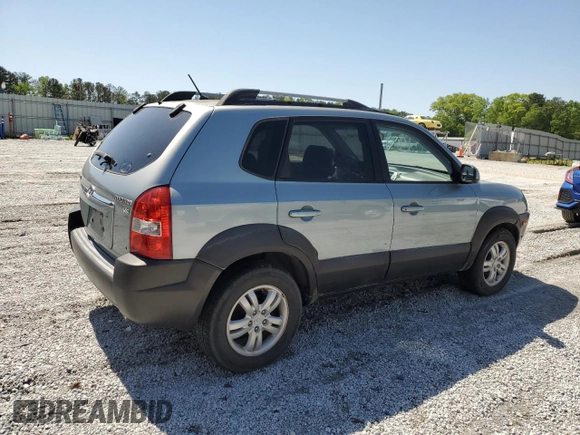 2007 Hyundai Tucson SE with VIN KM8JN12D87U518576, listed as a Copart auction lot 52581165 with 270,183 mi miles and Clean Title. Bid and sale history available at carsss.com. Image 3.