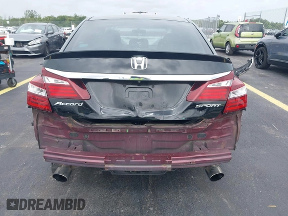 2016 Honda Accord Sport with VIN 1HGCR2F53GA102786, listed as a IAAI auction lot 42437944 with 102,068 mi miles and . Bid and sale history available at DreamBid. Image 17.