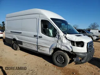 2020 Ford Transit Cargo with VIN 1FTBW3X83LKA00782, listed as a Copart auction lot 48718785 with 294,192 mi miles and Salvage Title. Bid and sale history available at DreamBid. Image 4.