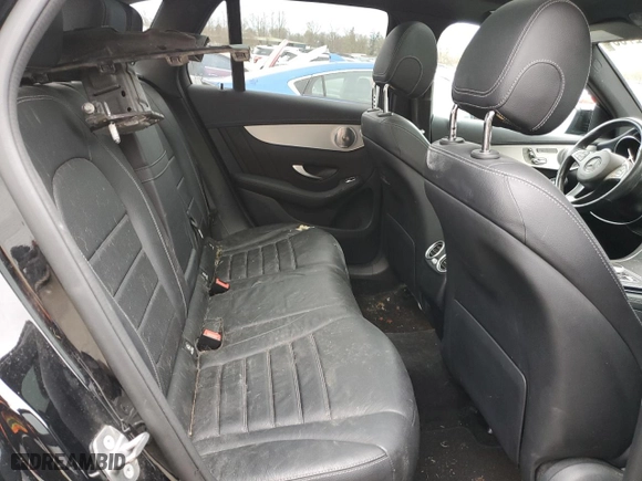 2019 Mercedes-Benz GLC with VIN WDC0G4KB3KF655877, listed as a Copart auction lot 44792765 with 79,342 mi miles and Salvage Title. Bid and sale history available at carsss.com. Image 10.