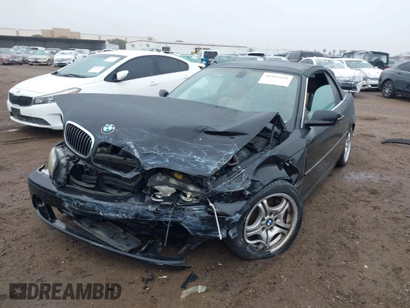 2004 BMW 3 Series 330Ci with VIN WBABW53454PJ95414, listed as a IAAI auction lot 41562410 with Not Provided miles. Bid and sale history available at carsss.com. Image 6.