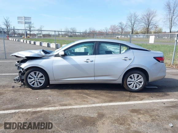 2020 Nissan Sentra S with VIN 3N1AB8BV6LY252922, listed as a IAAI auction lot 41934760 with 56,866 mi miles. Bid and sale history available at carsss.com. Image 14.