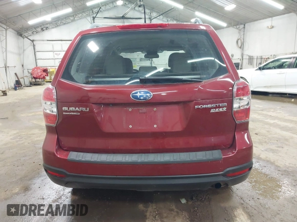 2015 Subaru Forester 2.5i with VIN JF2SJABC6FH558739, listed as a IAAI auction lot 42182607 with 90,263 mi miles and . Bid and sale history available at DreamBid. Image 16.