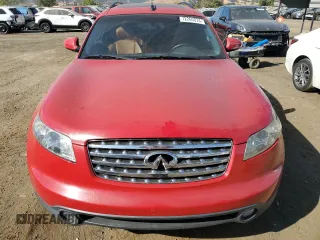 2003 Infiniti FX Options with VIN JNRBS08W83X401481, listed as a Copart auction lot 72265074 with 192,565 mi miles and Salvage Title. Bid and sale history available at carsss.com. Image 5.