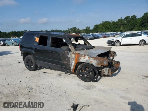 2015 Jeep Patriot Sport with VIN 1C4NJRBB7FD312291, listed as a Copart auction lot 57109755 with Not provided miles and Salvage title. Bid and sale history available at DreamBid. Image 4.