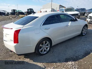 2014 Cadillac ATS Standard RWD with VIN 1G6AA5RX3E0163203, listed as a IAAI auction lot 41294865 with 183,083 mi miles. Bid and sale history available at carsss.com. Image 4.
