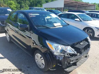 2024 Mitsubishi Mirage ES with VIN ML32AUHJ8RH021934, listed as a IAAI auction lot 42067963 with 12,995 mi miles. Bid and sale history available at carsss.com. Image 1.