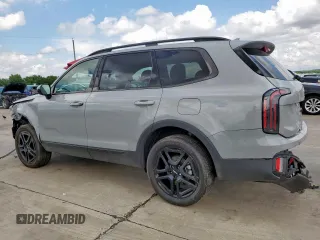 2024 Kia Telluride SX X-Line with VIN 5XYP5DGC0RG559059, listed as a Copart auction lot 64821515 with 15,839 mi miles and Salvage title. Bid and sale history available at DreamBid. Image 2.