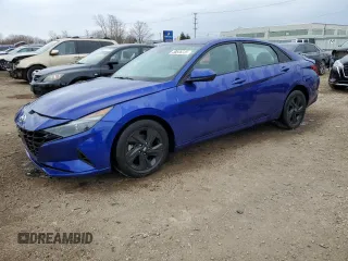 2022 Hyundai Elantra SEL with VIN KMHLM4AG4NU321006, listed as a Copart auction lot 50836235 with 45,307 mi miles and Salvage Title. Bid and sale history available at carsss.com. Image 1.