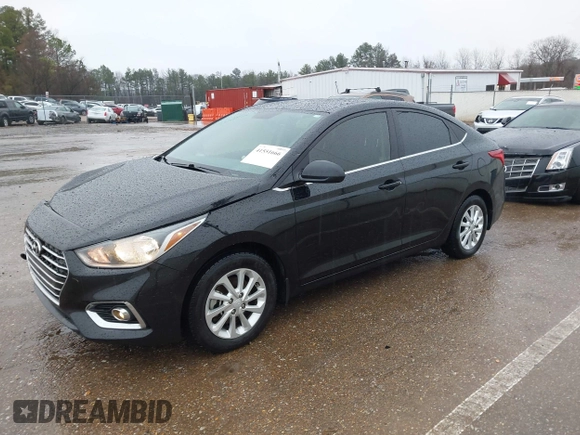 2021 Hyundai Accent SE with VIN 3KPC24A64ME146299, listed as a IAAI auction lot 41551666 with 84,120 mi miles. Bid and sale history available at carsss.com. Image 2.