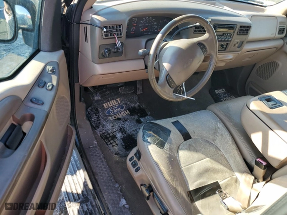 1999 Ford Super Duty F-250 XL with VIN 1FTNX21L7XED97757, listed as a Copart auction lot 42296985 with 168,728 mi miles and Salvage Title. Bid and sale history available at carsss.com. Image 8.