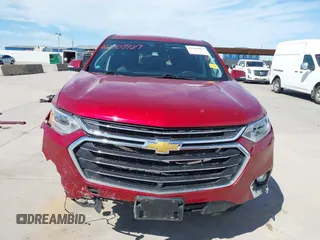 2020 Chevrolet Traverse Premier with VIN 1GNERKKW0LJ225601, listed as a IAAI auction lot 42308987 with 48,796 mi miles and . Bid and sale history available at DreamBid. Image 12.