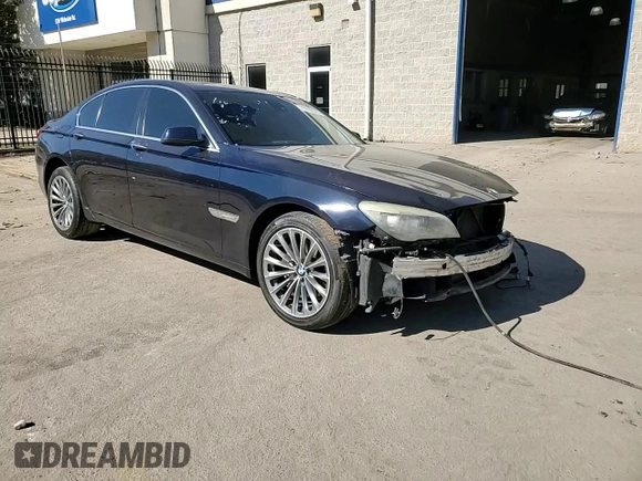 2011 BMW 7 Series 740i with VIN WBAKA4C53BC392488, listed as a Copart auction lot 77876674 with 0 mi miles and Salvage Title. Bid and sale history available at carsss.com. Image 11.