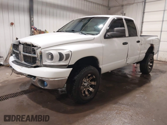 2007 Dodge Ram 2500 SLT with VIN 1D7KS28C87J567211, listed as a IAAI auction lot 41344967 with 194,618 mi miles. Bid and sale history available at carsss.com. Image 2.