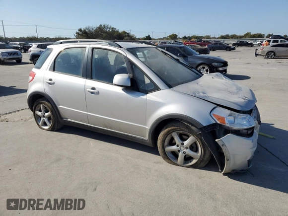 2008 Suzuki SX4 with VIN JS2YB413685101190, listed as a Copart auction lot 76888034 with 0 mi miles and Salvage Title. Bid and sale history available at carsss.com. Image 4.