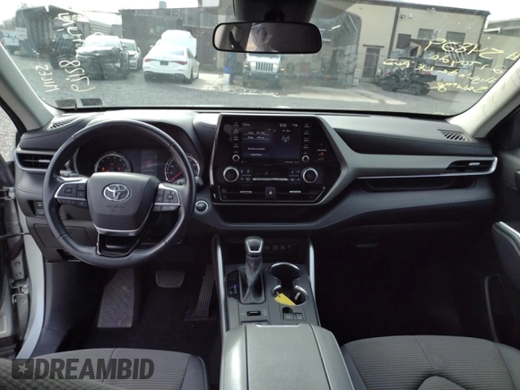 2021 Toyota Highlander L with VIN 5TDBZRBH4MS075907, listed as a Copart auction lot 57849265 with 67,128 mi miles and Salvage title. Bid and sale history available at DreamBid. Image 9.