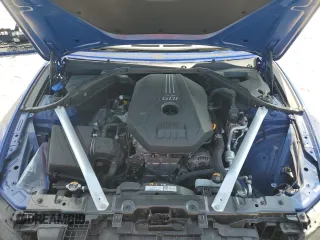 2023 Genesis G70 2.0T with VIN KMTG34TA9PU112334, listed as a Copart auction lot 67105774 with 8,369 mi miles and Salvage Title. Bid and sale history available at carsss.com. Image 11.