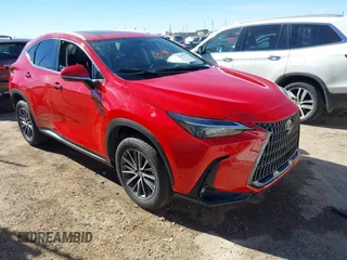 2024 Lexus NX with VIN 2T2GGCEZXRC044024, listed as a IAAI auction lot 41467201 with 11,334 mi miles. Bid and sale history available at carsss.com. Image 1.