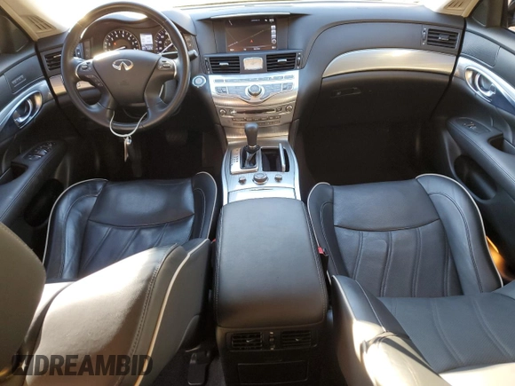 2019 Infiniti Q70 Luxe with VIN JN1BY1AR7KM580088, listed as a Copart auction lot 41612865 with 101,134 mi miles and Salvage title. Bid and sale history available at DreamBid. Image 8.