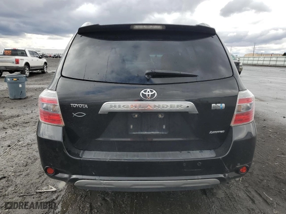 2009 Toyota Highlander Hybrid Limited with VIN JTEEW44A292028555, listed as a Copart auction lot 51329125 with 149,829 mi miles and Salvage Title. Bid and sale history available at carsss.com. Image 6.