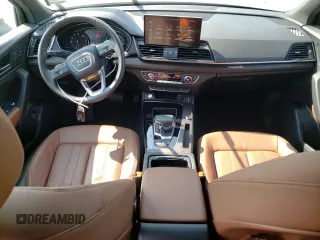 2022 Audi Q5 Premium with VIN WA1ABAFY4N2086369, listed as a Copart auction lot 58120795 with 37,756 mi miles and Salvage title. Bid and sale history available at DreamBid. Image 8.