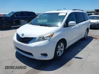 2011 Toyota Sienna LE AAS with VIN 5TDKK3DC1BS150109, listed as a IAAI auction lot 42067808 with 186,811 mi miles and . Bid and sale history available at DreamBid. Image 2.