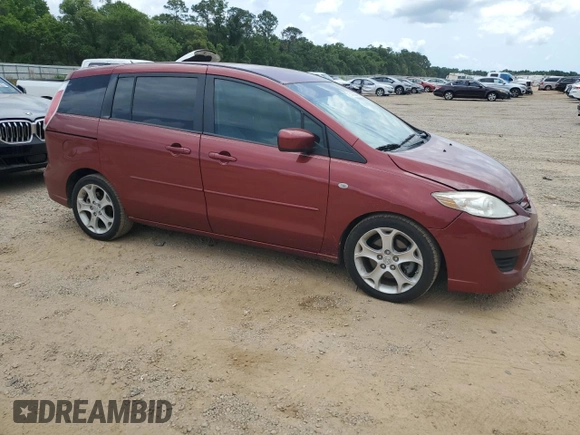 2008 Mazda 5 Sport with VIN JM1CR293180320922, listed as a Copart auction lot 54183695 with 206,823 mi miles and Salvage title. Bid and sale history available at DreamBid. Image 4.