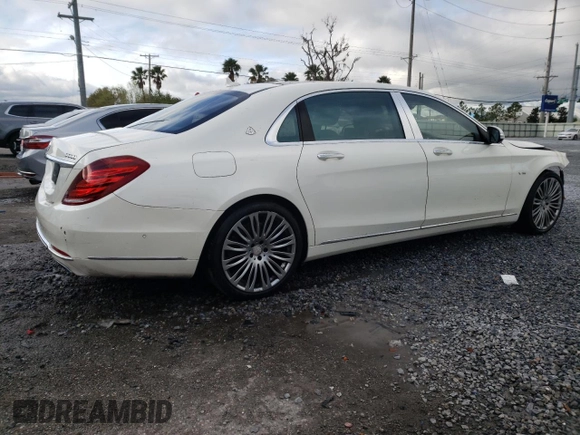 2016 Mercedes-Benz S with VIN WDDUX7GB7GA198194, listed as a Copart auction lot 44791945 with 281,590 mi miles and Salvage Title. Bid and sale history available at DreamBid. Image 3.