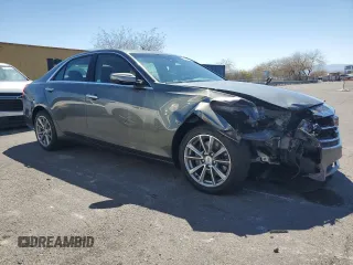 2017 Cadillac CTS Sedan Luxury RWD with VIN 1G6AR5SX8H0155623, listed as a Copart auction lot 50257855 with 75,877 mi miles and Salvage Title. Bid and sale history available at carsss.com. Image 4.