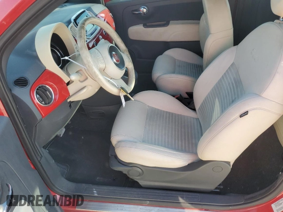 2016 FIAT 500 Sport with VIN 3C3CFFBR1GT144832, listed as a Copart auction lot 46041825 with 99,464 mi miles and Non repairable. Bid and sale history available at DreamBid. Image 7.