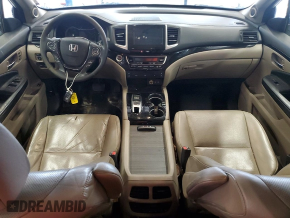 2016 Honda Pilot Elite with VIN 5FNYF6H04GB035659, listed as a Copart auction lot 50888755 with 0 mi miles and Salvage Title. Bid and sale history available at carsss.com. Image 8.