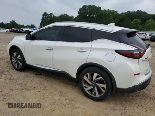 2019 Nissan Murano SL with VIN 5N1AZ2MJ4KN105716, listed as a Copart auction lot 57346055 with 73,445 mi miles and Salvage title. Bid and sale history available at DreamBid. Image 2.
