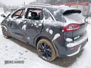 2019 Kia Niro EX with VIN KNDCC3LC3K5257882, listed as a IAAI auction lot 41550466 with 1 mi miles. Bid and sale history available at carsss.com. Image 3.