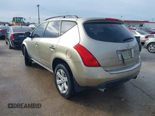 2007 Nissan Murano S with VIN JN8AZ08W07W639686, listed as a IAAI auction lot 41685719 with 126,188 mi miles and . Bid and sale history available at DreamBid. Image 3.