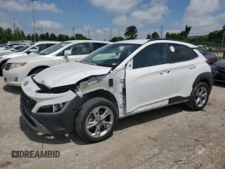 2022 Hyundai Kona SEL with VIN KM8K6CAB2NU828913, listed as a Copart auction lot 53702184 with 59,529 mi miles and Salvage Title. Bid and sale history available at carsss.com. Image 1.