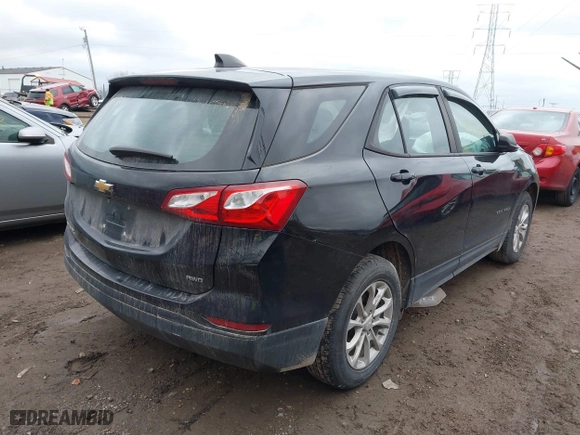 2020 Chevrolet Equinox LS with VIN 2GNAXSEV2L6179211, listed as a IAAI auction lot 41061859 with 127,928 mi miles. Bid and sale history available at carsss.com. Image 4.