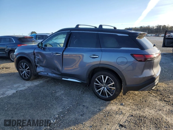 2023 Infiniti QX60 Autograph z VIN 5N1DL1HU0PC349220, wystawiony jako Copart lot #85765684 z przebiegiem 31 544 mil mil oraz Szkoda całkowita • Salvage title. Historia ofert i sprzedaży dostępna na DreamBid. Obrazek 2.