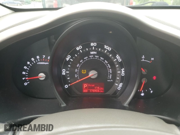 2012 Kia Sportage EX z VIN KNDPC3A25C7187402, wystawiony jako Copart lot #57853615 z przebiegiem 175 903 mil mil oraz Szkoda całkowita • Salvage title. Historia ofert i sprzedaży dostępna na DreamBid. Obrazek 9.