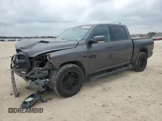 2017 Ram 1500 Night z VIN 1C6RR6MT4HS591798, wystawiony jako Copart lot #47431475 z przebiegiem 110 908 mil mil oraz Szkoda całkowita • Salvage title. Historia ofert i sprzedaży dostępna na DreamBid. Obrazek 1.