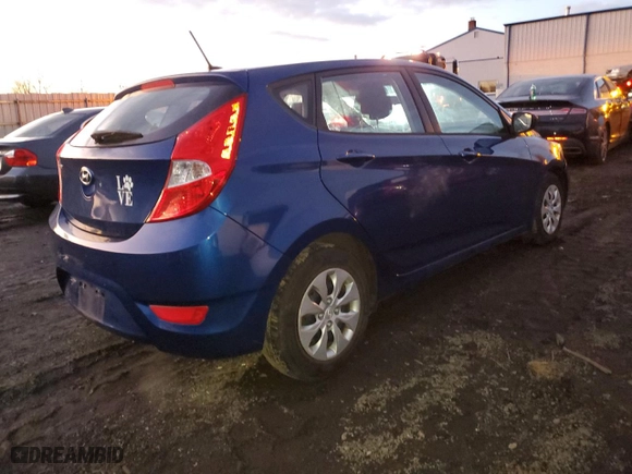 2015 Hyundai Accent GS with VIN KMHCT5AE2FU206896, listed as a Copart auction lot 84058214 with 151,497 mi miles and Clean Title. Bid and sale history available at carsss.com. Image 3.