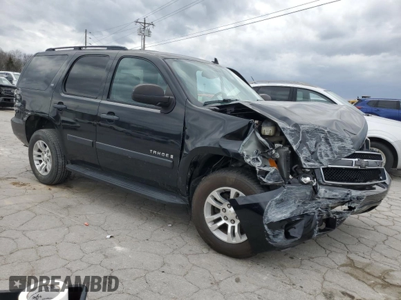 2008 Chevrolet Tahoe LS with VIN 1GNFC13C18R137475, listed as a Copart auction lot 49703255 with 126,667 mi miles and Salvage title. Bid and sale history available at DreamBid. Image 4.