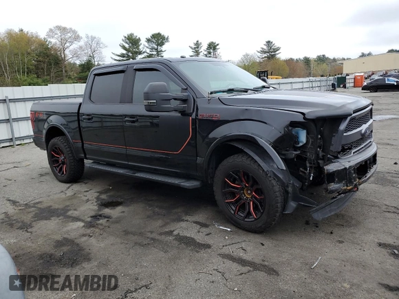 2016 Ford F-150 XLT with VIN 1FTEW1EFXGFA94533, listed as a Copart auction lot 53718085 with 92,619 mi miles and Salvage Title. Bid and sale history available at carsss.com. Image 4.