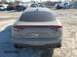 2022 Kia Stinger GT1 with VIN KNAE45LC7N6119730, listed as a Copart auction lot 43046365 with 44,285 mi miles and Salvage Title. Bid and sale history available at DreamBid. Image 6.